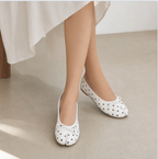 Women's Split-Toe Bow Ballet Flats — Tabi-Style, Knotted Bow, Low Block Heel — Valendrua