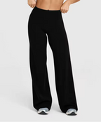 Women's High-Waisted Wide-Leg Lounge Pants — Buttery Stretch, Sculpting Waistband — Valendrua