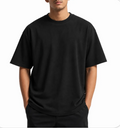 Men's Heavyweight Boxy T-Shirt — Drop Shoulder, Ribbed Crew Neck, Structured Fit — Valendrua