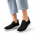 Women's Knit Slip-On Sneaker — Featherlight, Breathable, Cushioned Sole — Valendrua Aria