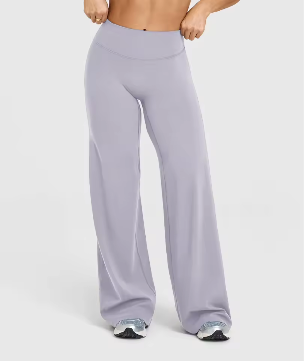 Women's High-Waisted Wide-Leg Lounge Pants — Buttery Stretch, Sculpting Waistband — Valendrua