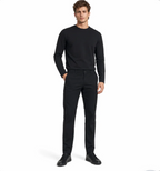 Men's Straight-Leg Stretch Trousers — Wrinkle-Resistant Flat-Front Dress Pants — Valendrua Marlowe