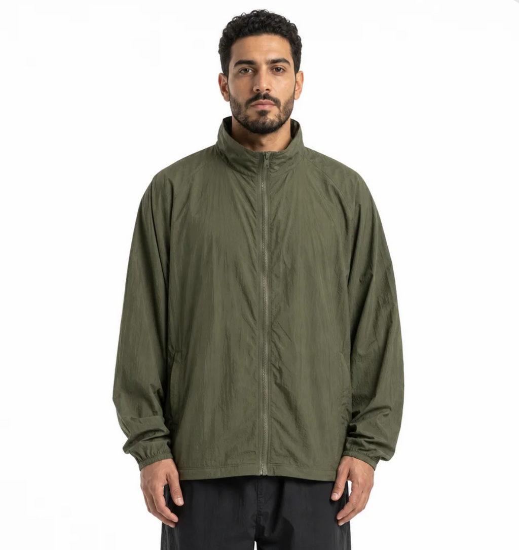 Men's Lightweight Zip Shell Jacket — Packable, Layerable Outerwear — Valendrua Tasman
