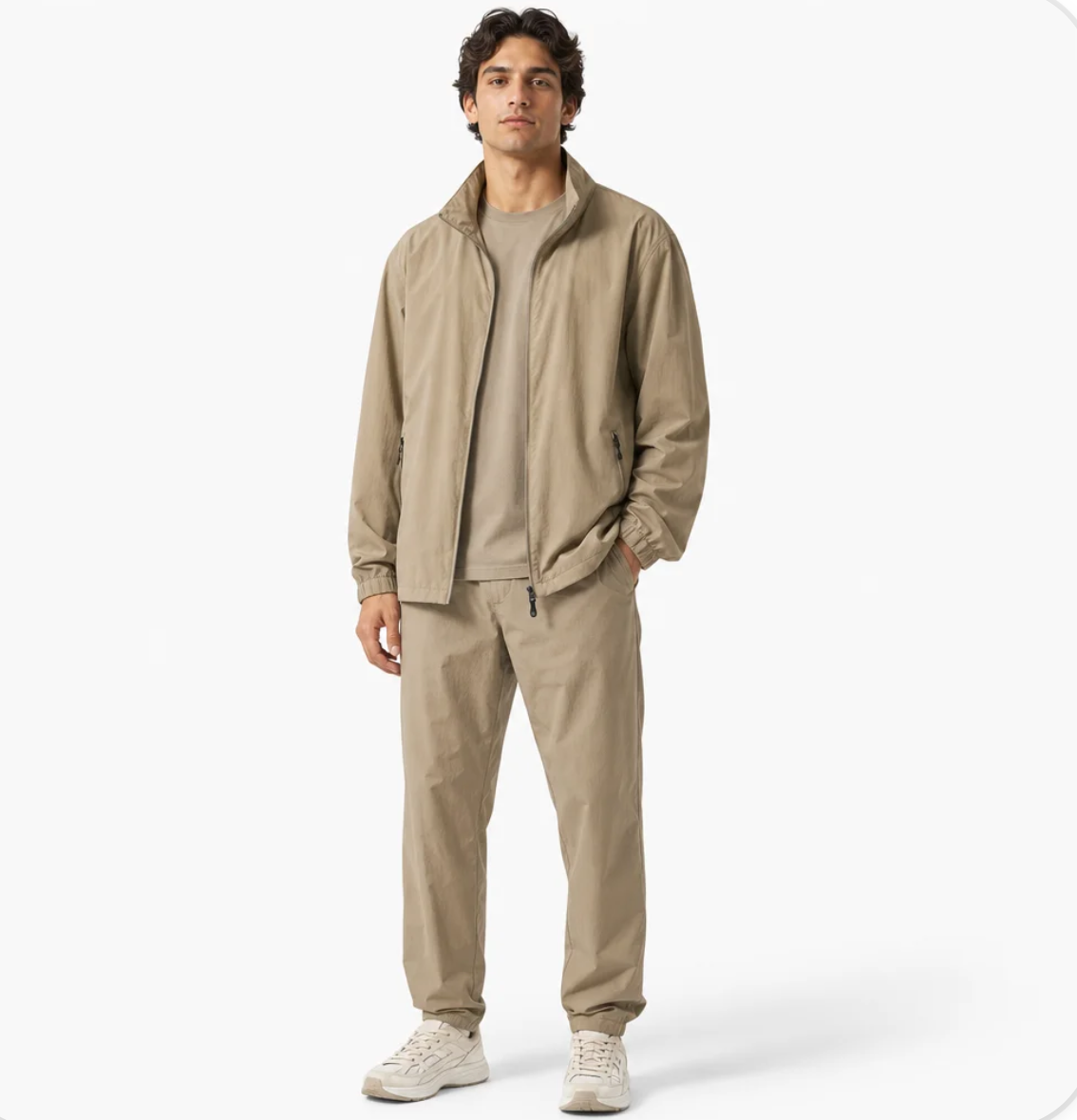 Men's Lightweight Zip Shell Jacket — Packable, Layerable Outerwear — Valendrua Tasman
