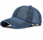 Washed Cotton Baseball Cap — Low-Profile Unstructured Dad Hat, Adjustable — Valendrua Brixton