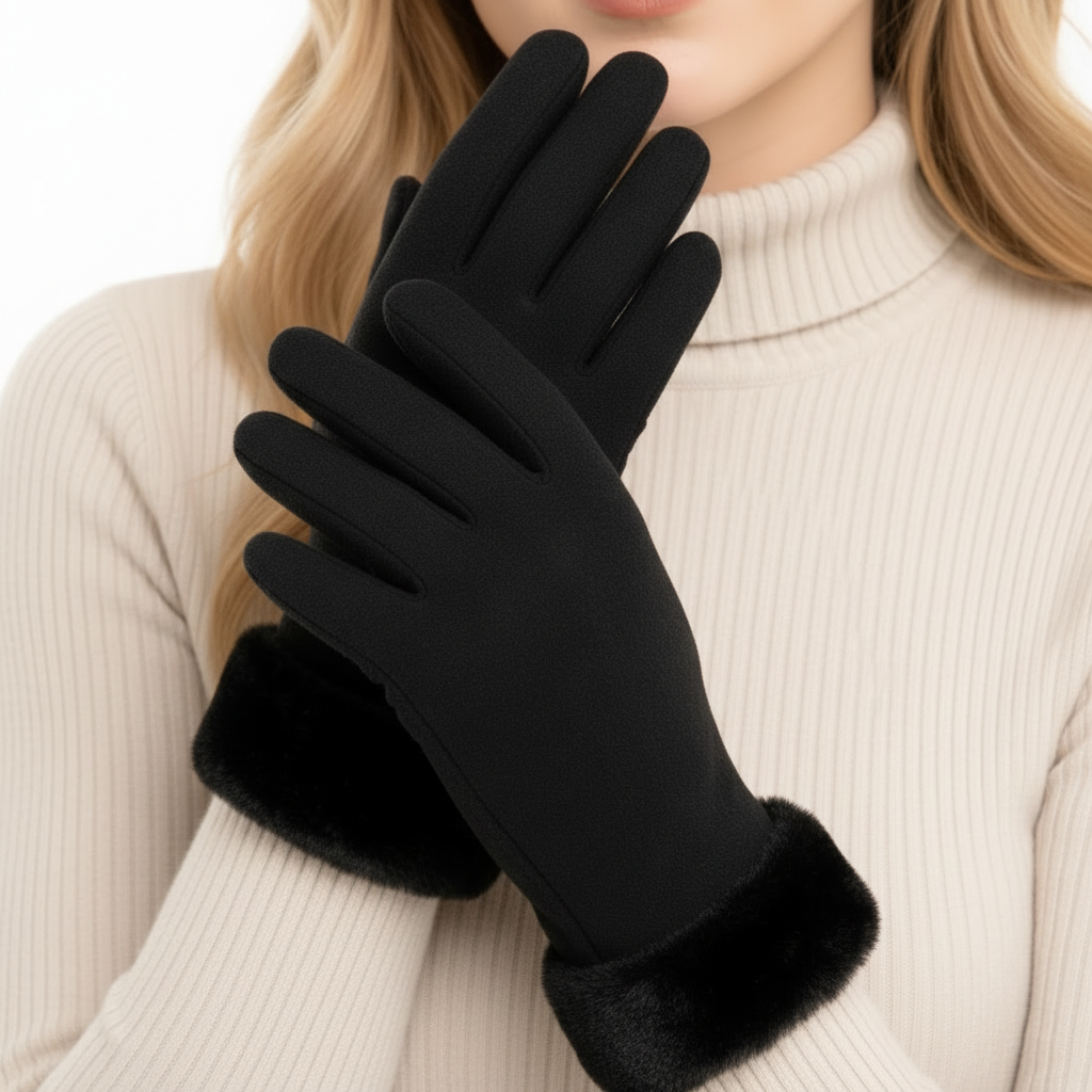 Black Gloves On Hand No Logo