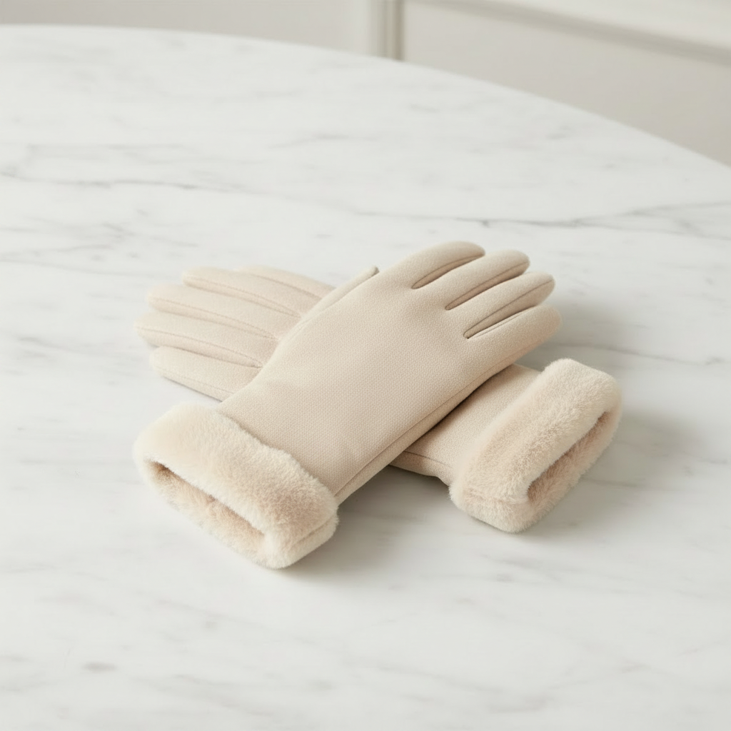 Cream Gloves No Logo