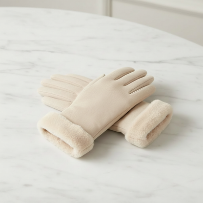 Cream Gloves No Logo