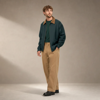 Teal Jacket Fixed Fit