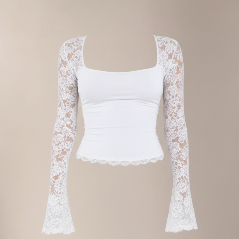 White Lace Top Ghost